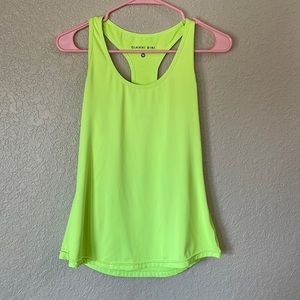 Neon green tank